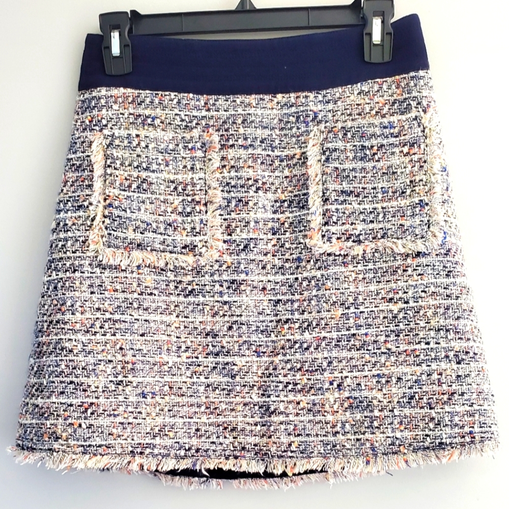 J.Crew tweed mini pocket skirt|Size:0 - Picture 4 of 9